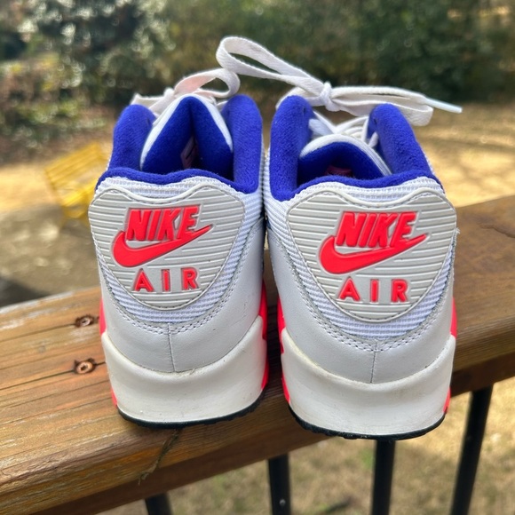 Nike Air Max 90 Og Retro Essential Ultramarine White Laser Pink shoes - Picture 6 of 6
